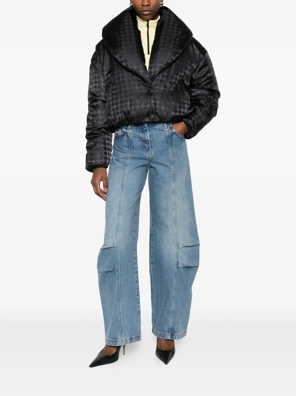  Amiri Ma Quad Long-sleeve Patterned Jacket - Black 