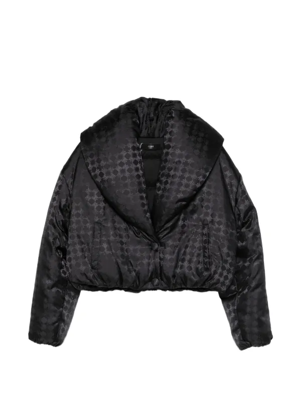 Amiri Ma Quad Shawl Down Jacket in Black