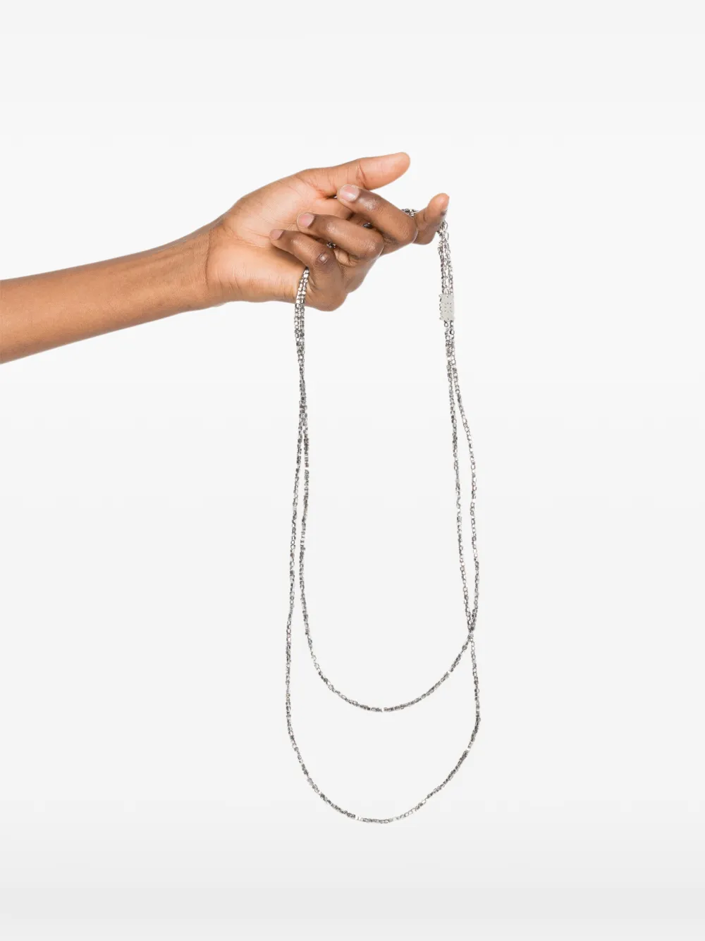  Panicale Layered Necklace - Grey 