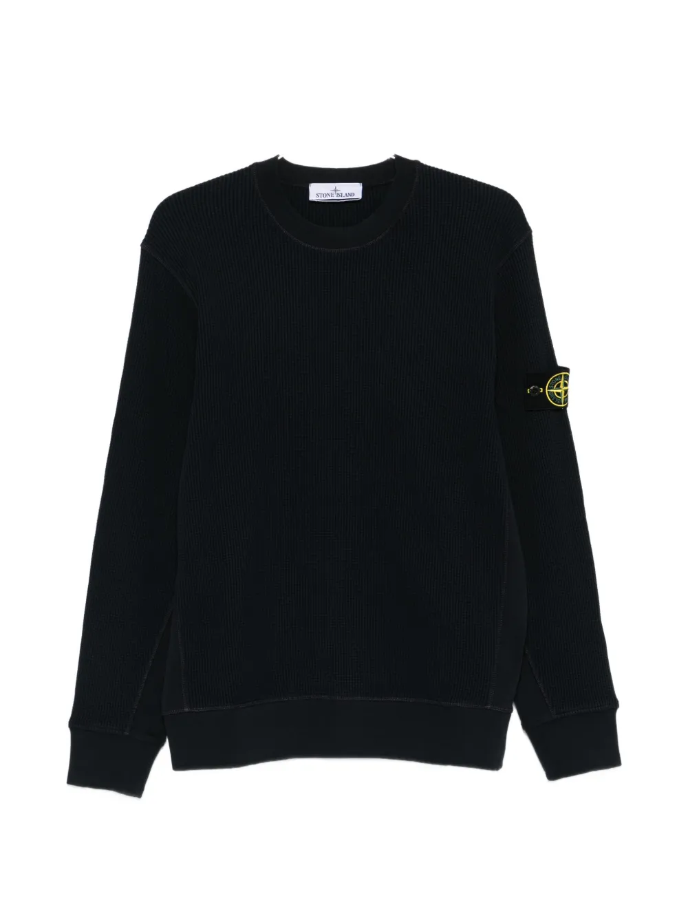 Stone Island waffle-knit sweater - Blu