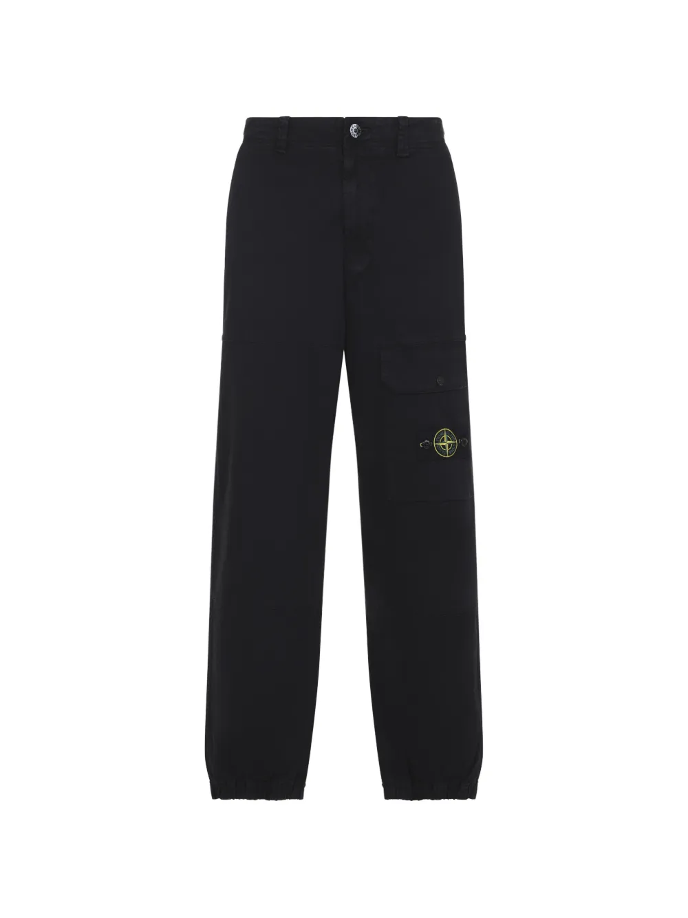 Stone Island pocket logo trousers - Nero