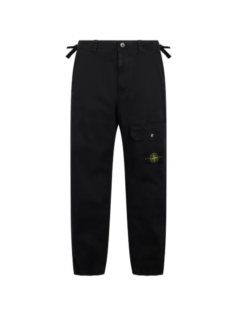 Stone Island logo-patch trousers