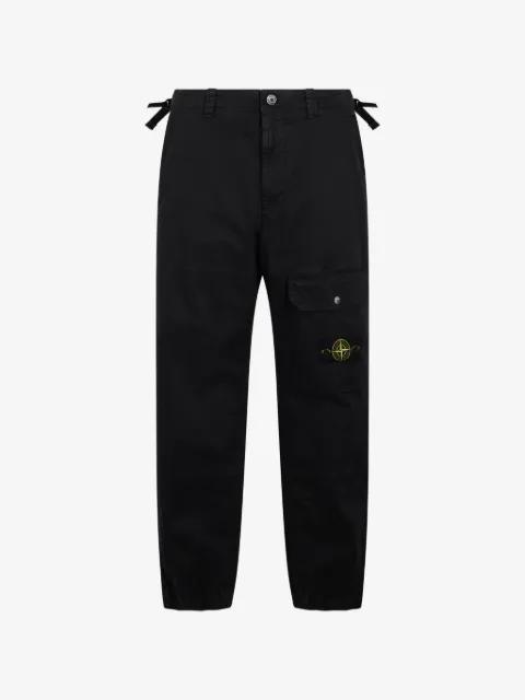 Stone Island logo-patch trousers
