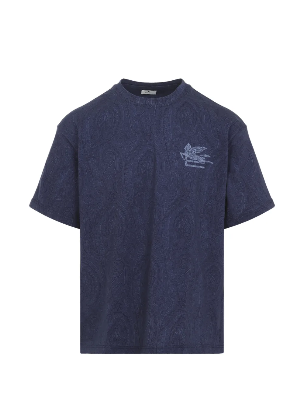 ETRO paisley T-shirt - Blu