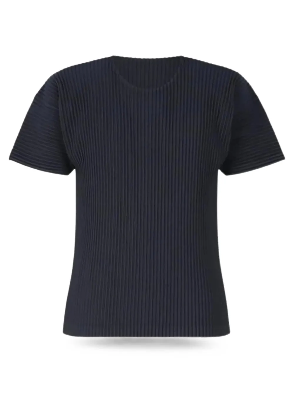 Homme Plissé Issey Miyake Geplooid T-shirt Zwart