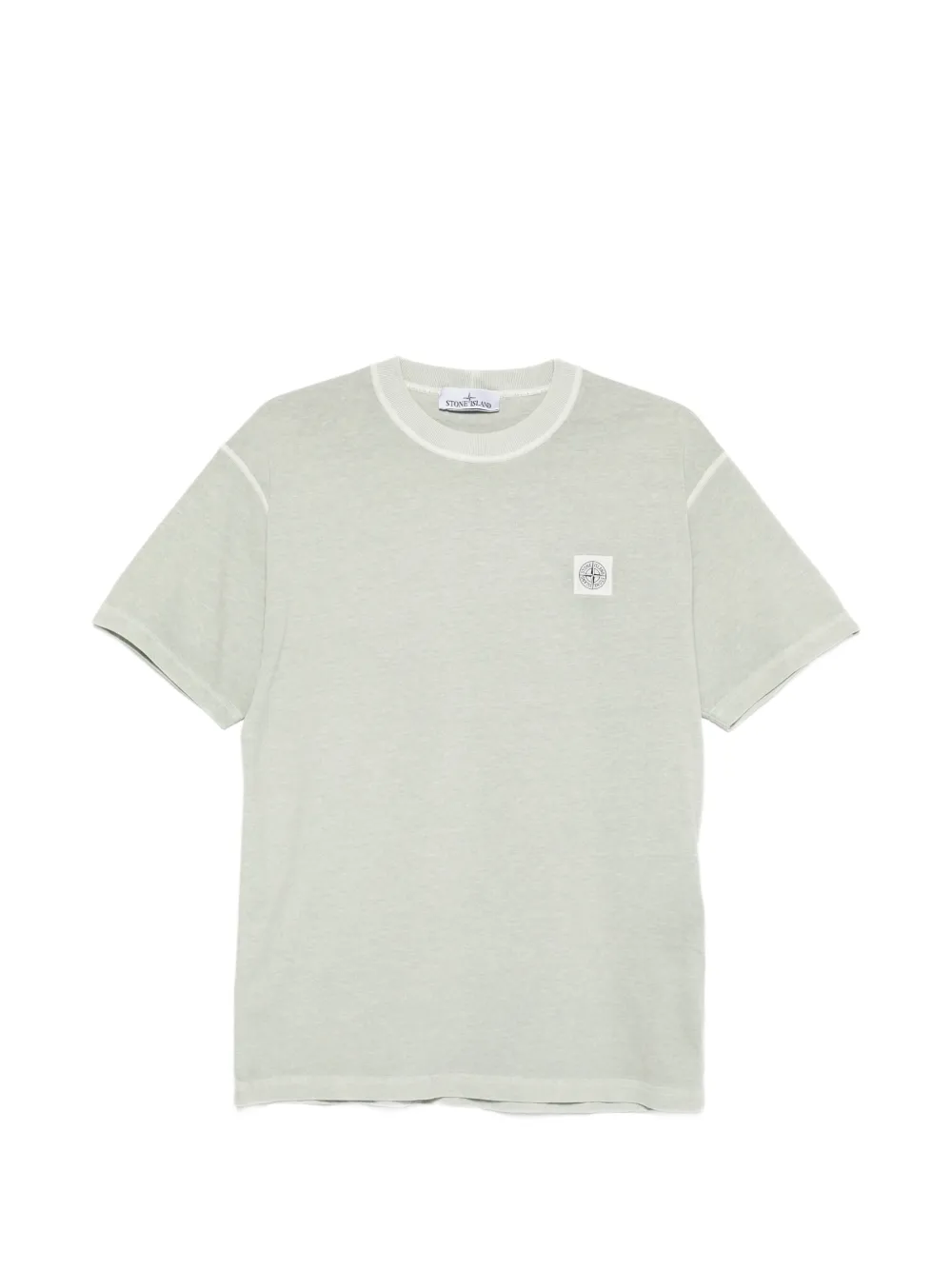 Stone Island logo-patch T-shirt - Verde