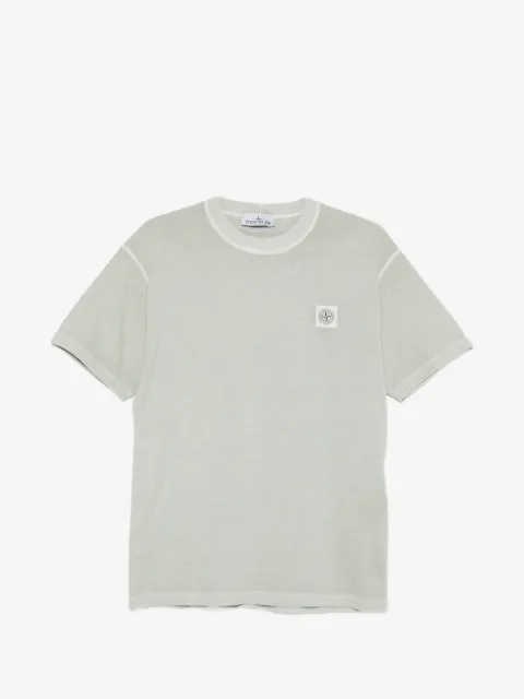 Stone Island 2100026 organic cotton jersey 'fissato' effect T-shirt