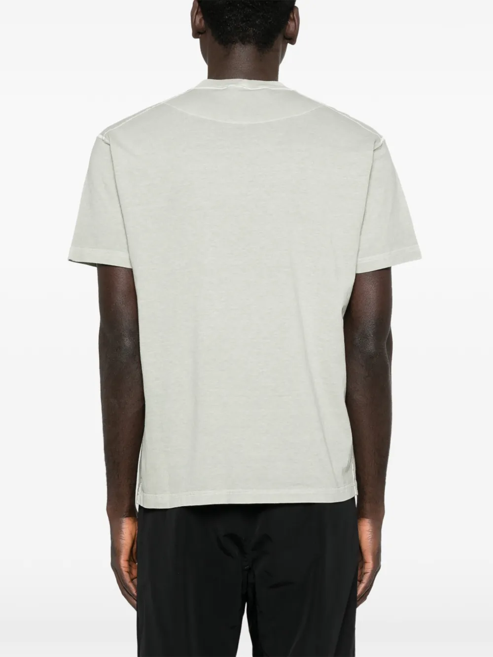 Stone Island Katoenen T-shirt met Compass-logopatch Groen