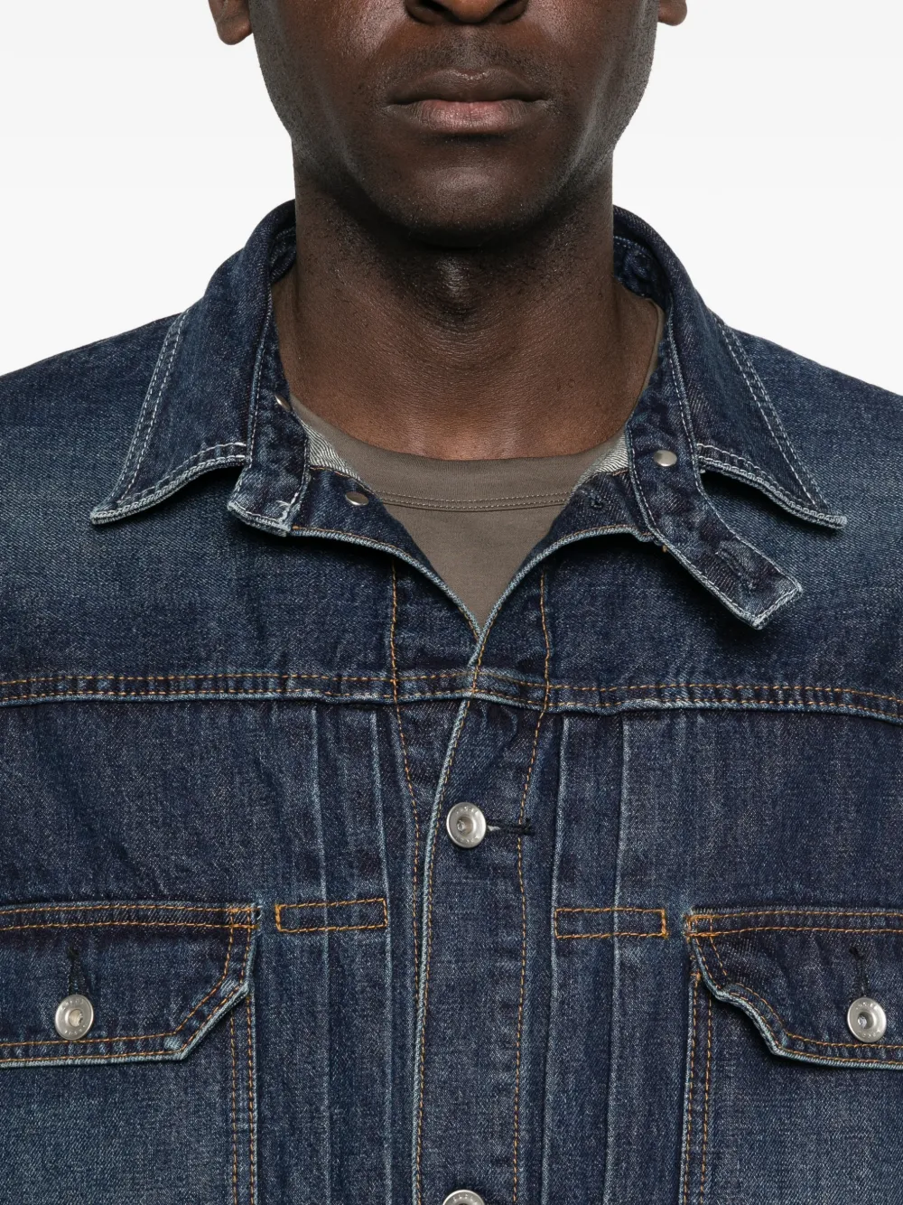 sacai Denim jack Blauw