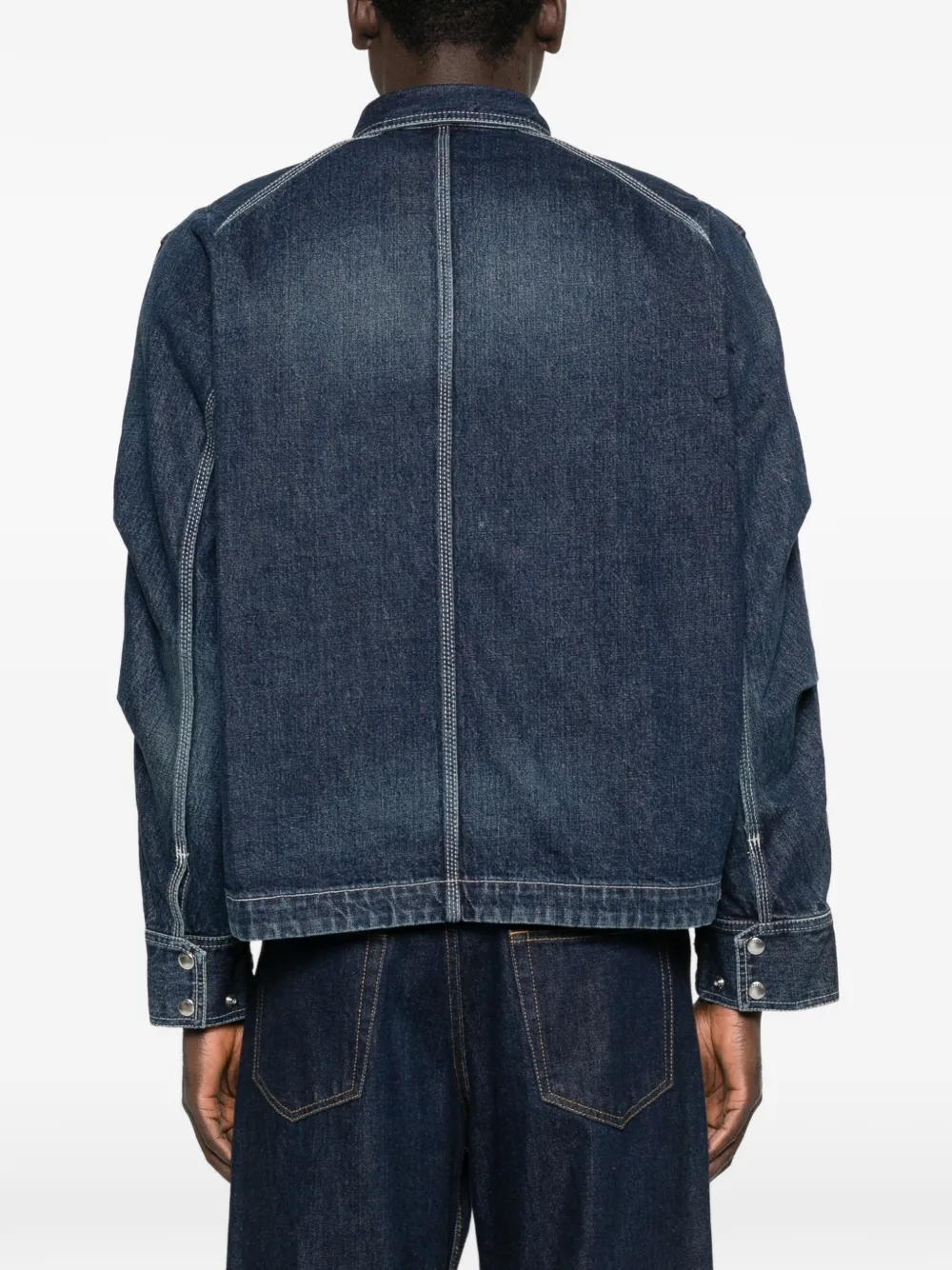 sacai Denim jack Blauw