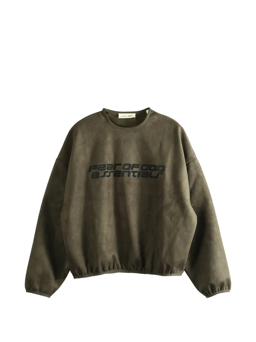 Essentials Logo Sweater In Green