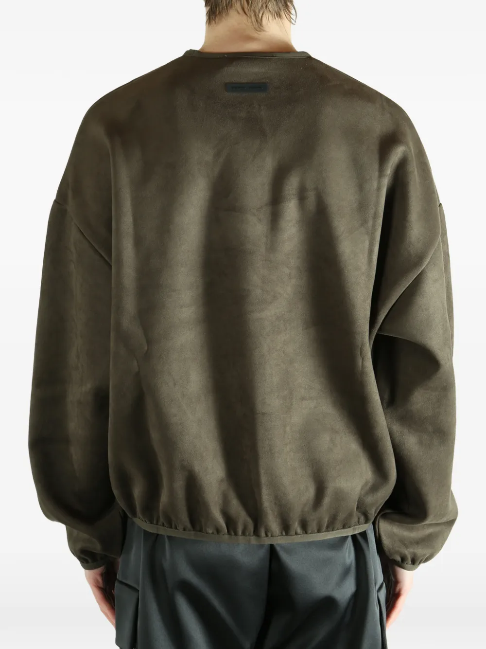 FEAR OF GOD ESSENTIALS Sweater met logo Groen
