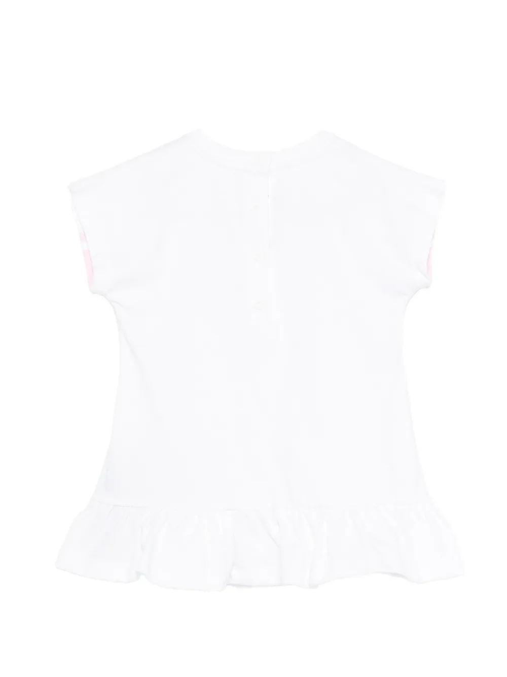  Balmain Kids Ruffled-hem Dress - White 
