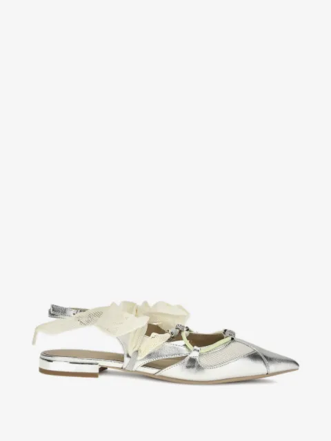 PINKO lace-up point-toe sandals