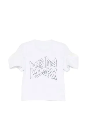 Sacai Cotton Graphic T-shirt | White | FARFETCH AO