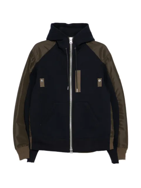 sacai Sponge hooded jacket