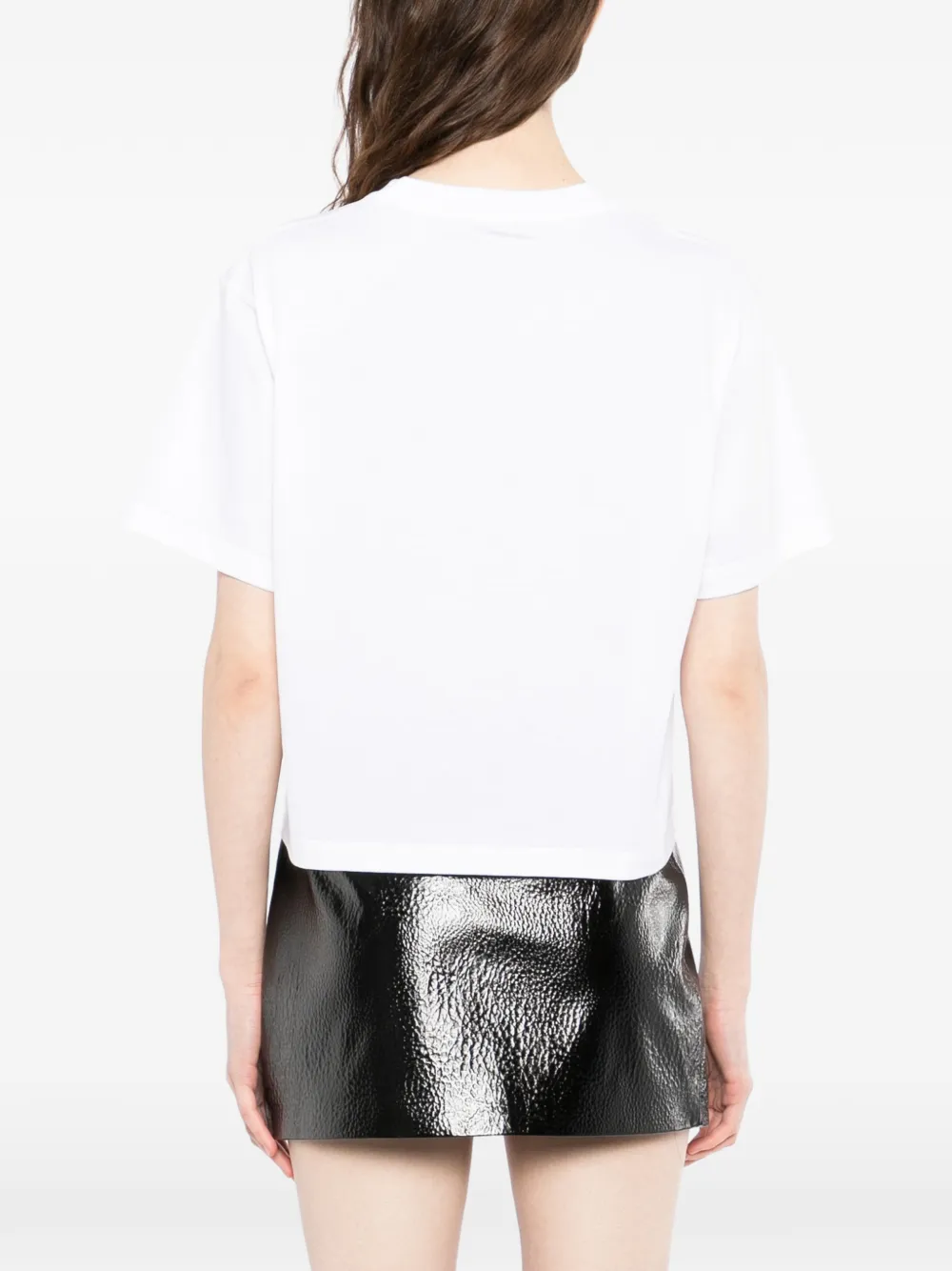 Versace T-shirt met logo Wit