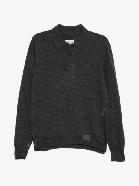 Maison Margiela patchwork polo shirt