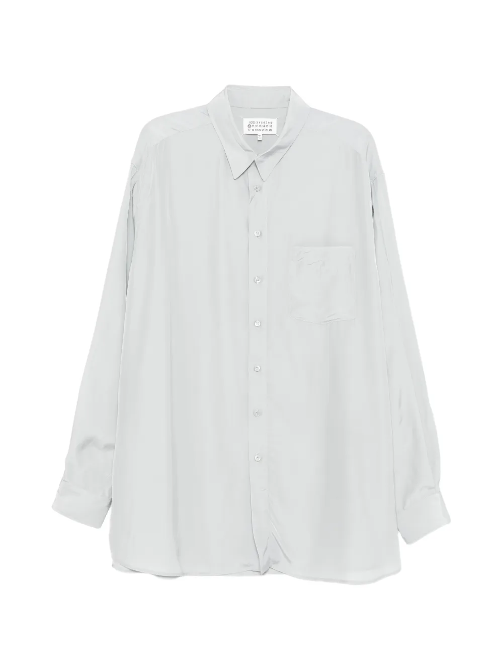 Maison Margiela long-sleeved shirt - Blu