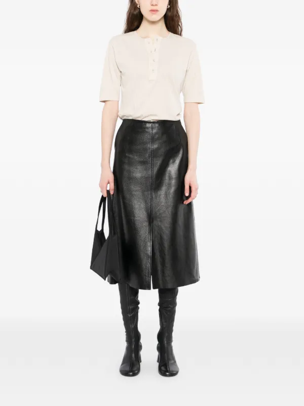 Maison Margiela ヘンリーネック Tシャツ | ニュートラル | FARFETCH JP
