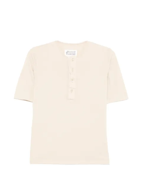 Maison Margiela Henley-neck T-shirt