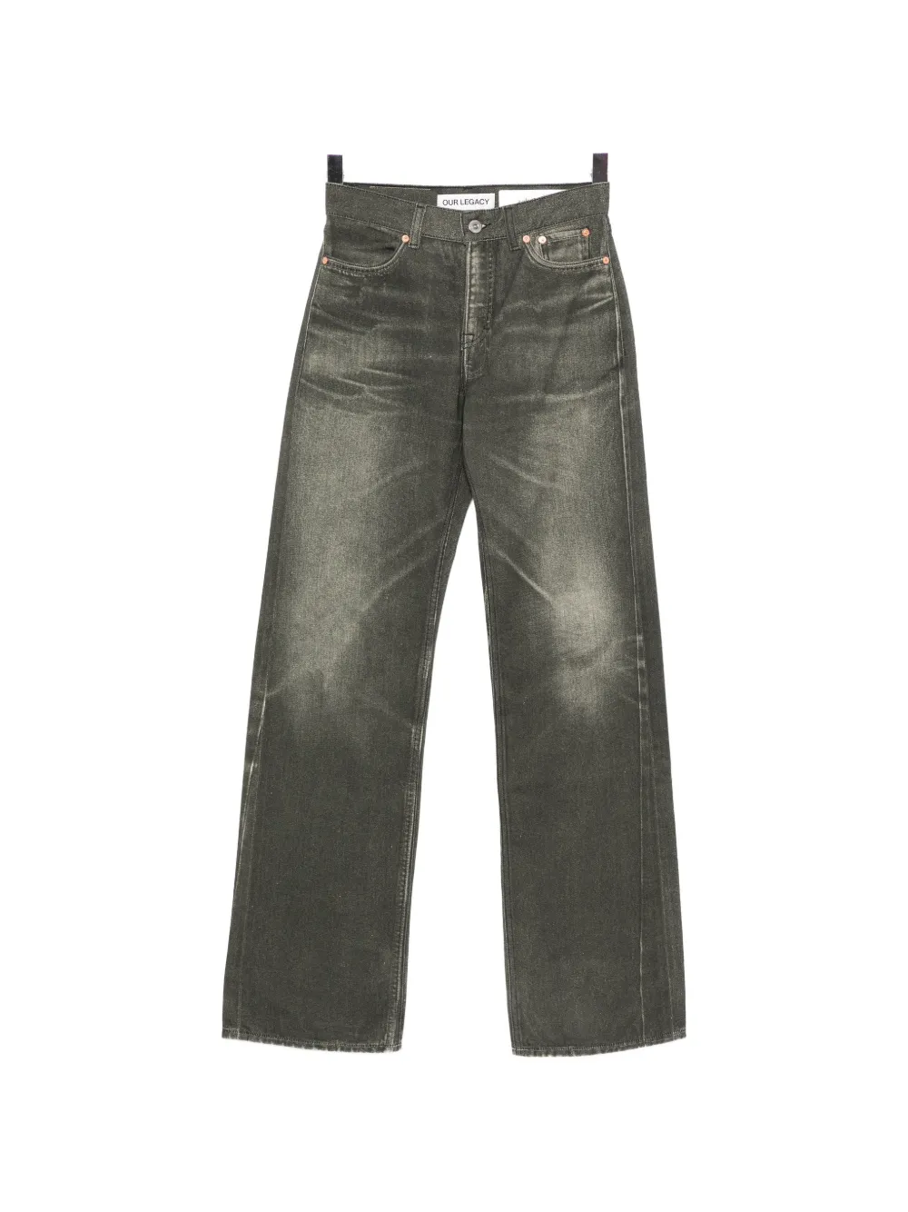 OUR LEGACY aurora-print jeans - Nero