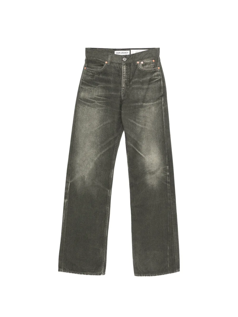 OUR LEGACY aurora-print jeans - Nero