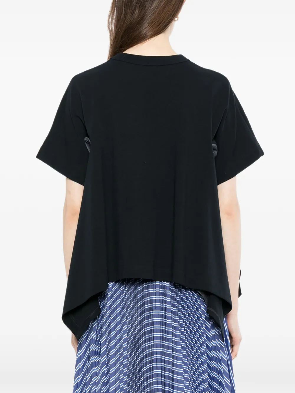 sacai Katoenen T-shirt Blauw