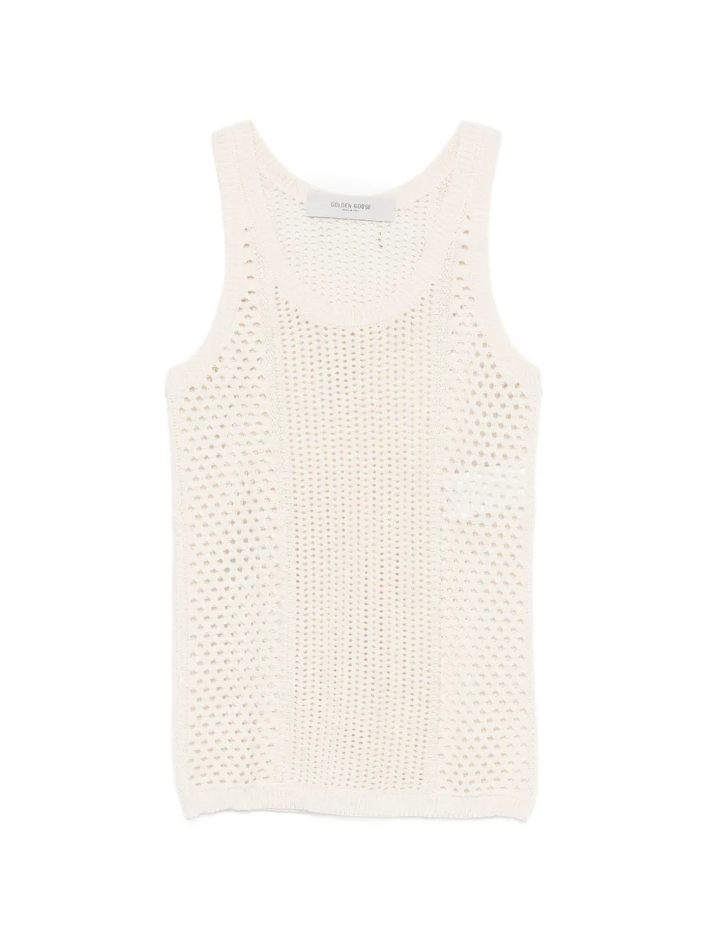 Golden Goose open-knit vest - Toni neutri