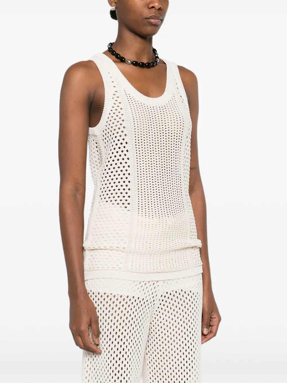  Golden Goose Open-knit Vest - Neutrals 