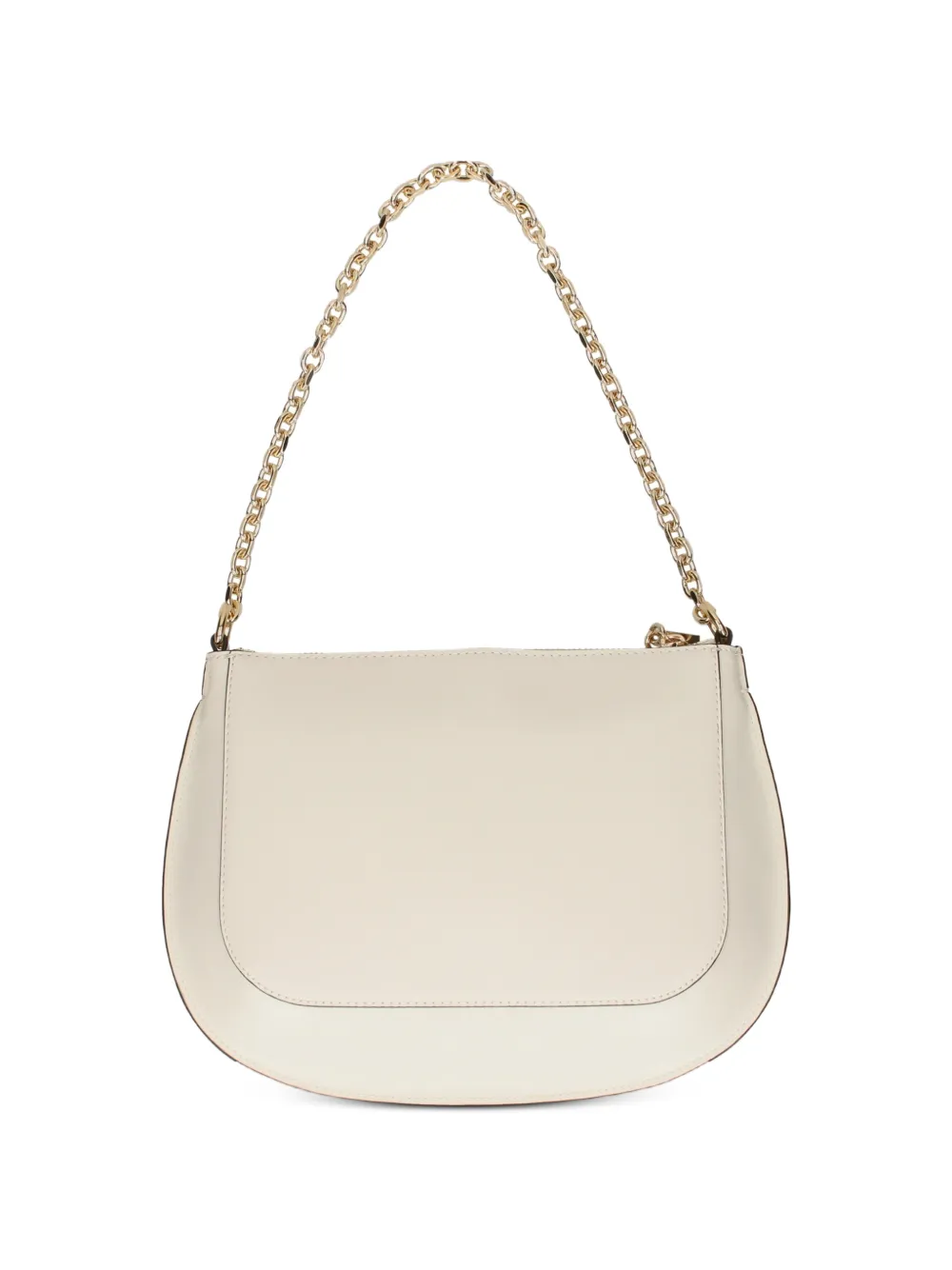 Tommy Hilfiger Schoudertas met logo en ketting Beige