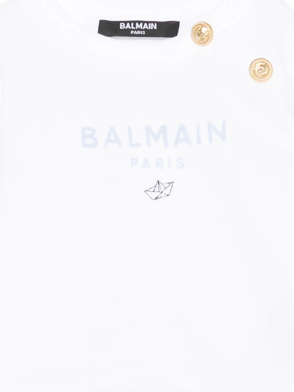 Button-Detail Sweatshirt