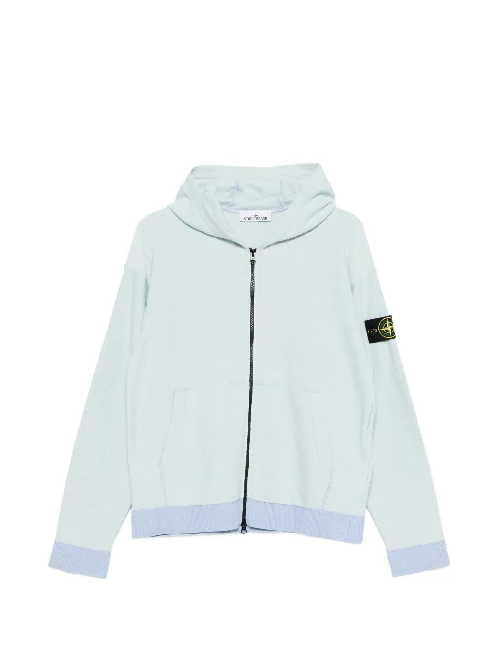 Stone Island Felpa con cappuccio e zip - Blu