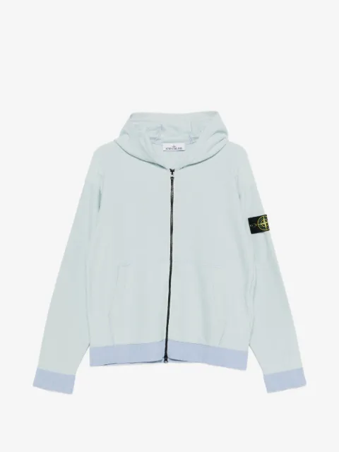 Stone Island 5100050 plush stitch organic cotton nylon sweatshirt