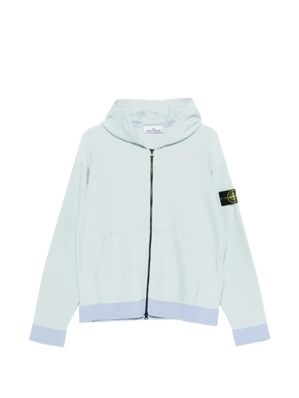 Stone Island ジップ パーカー | ブルー | FARFETCH JP