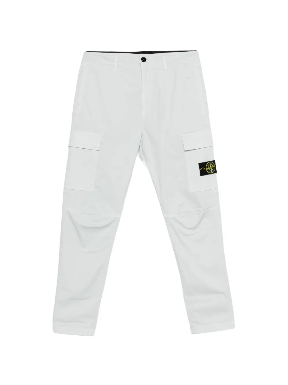 Stone Island cargo logo-patch trousers - Blu