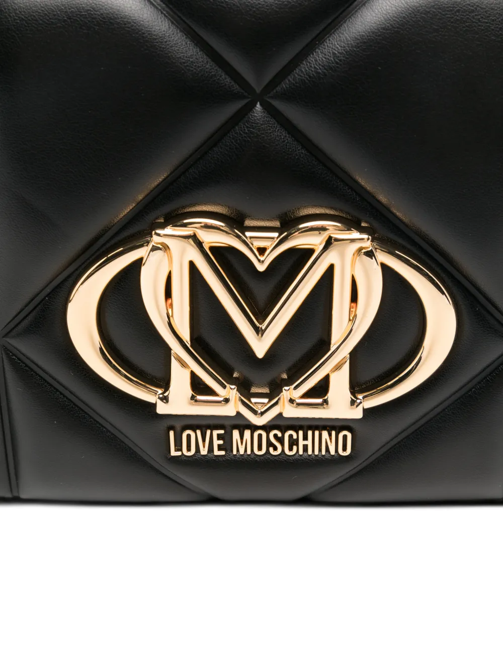 Love Moschino Gewatteerde crossbodytas Zwart
