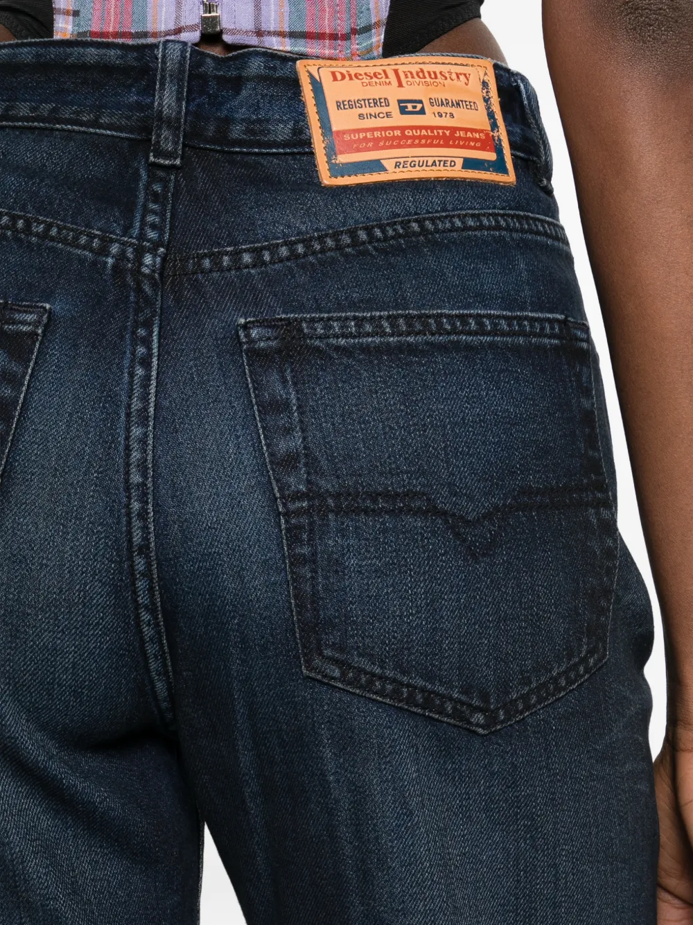 Diesel Jeans met knopen Blauw