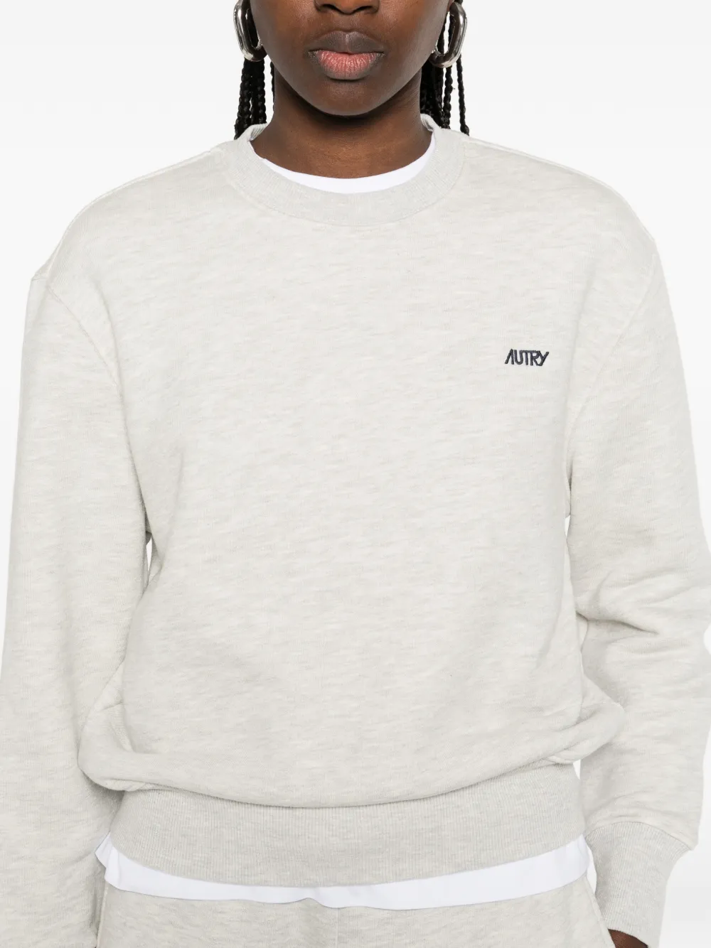 Autry Sweater met logo Grijs