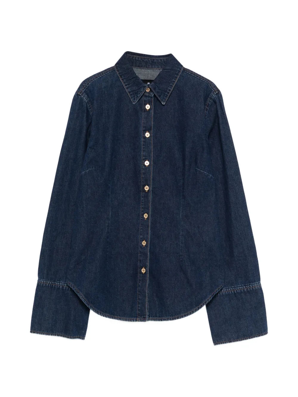 7 For All Mankind button shirt - Blu
