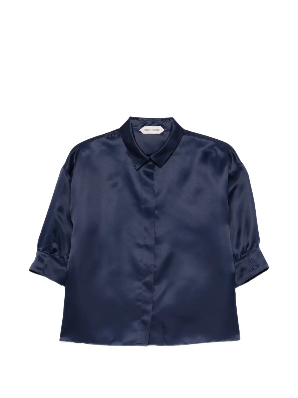 Alberta Ferretti short-sleeve shirt - Blue