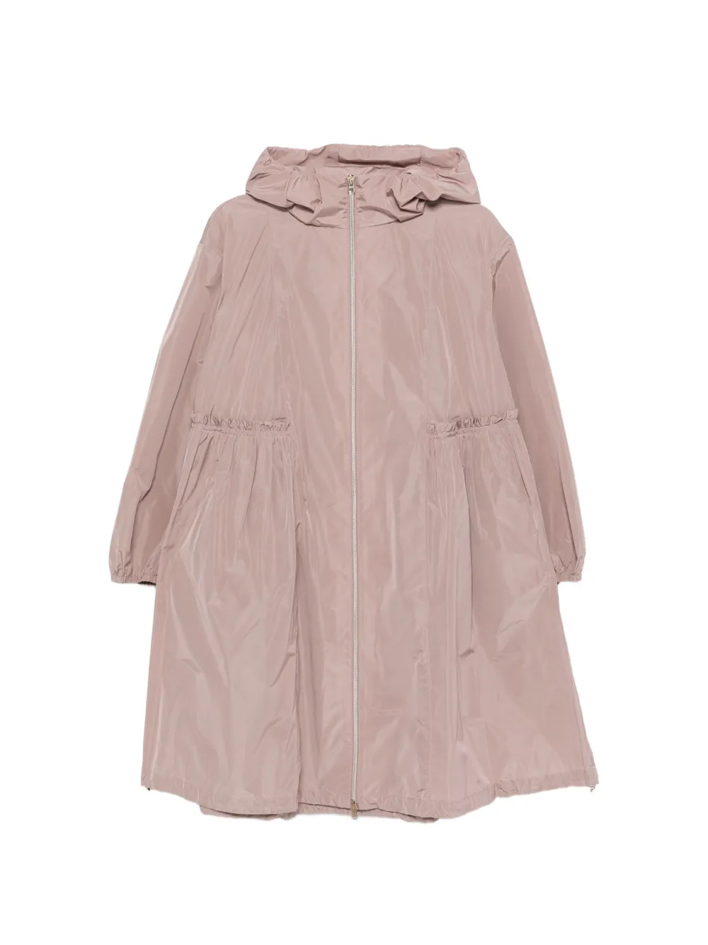 Herno Parka con ruches - Rosa