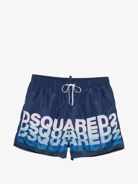 DSQUARED2 Badeshorts mit Logo-Print
