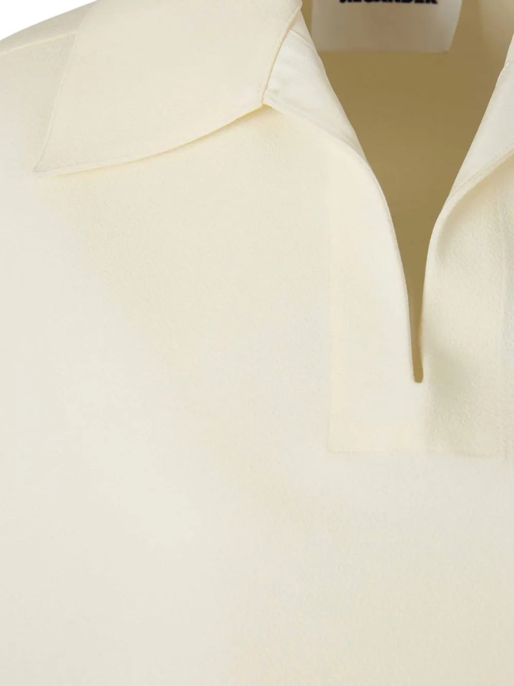 Jil Sander T-shirt met V-hals Beige