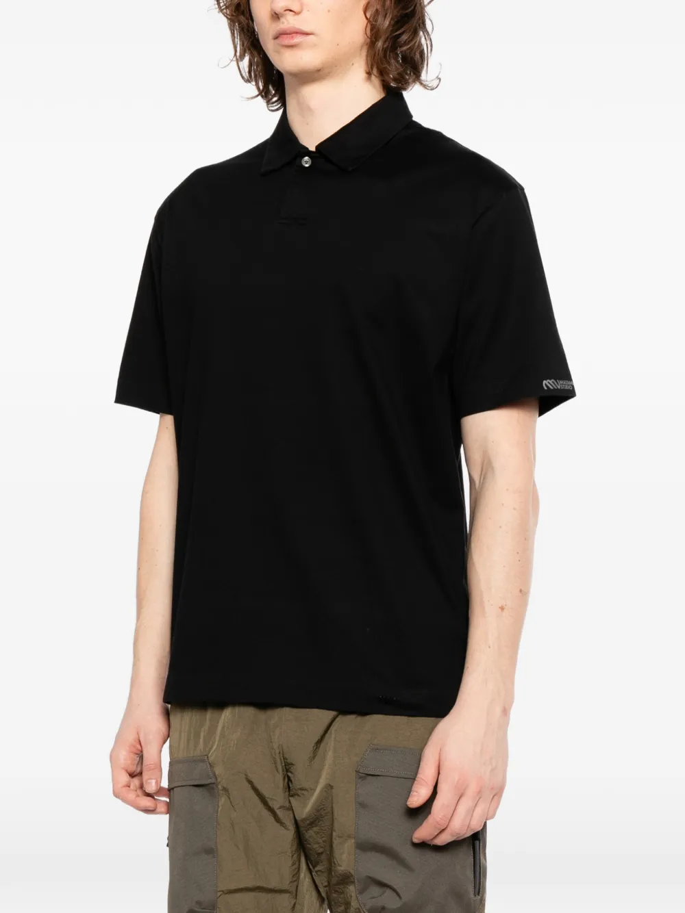  Massimo Osti Studio Polo Shirt - Black 