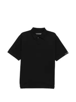 Sacai ハーフジップ ポロシャツ | ブラック | FARFETCH JP