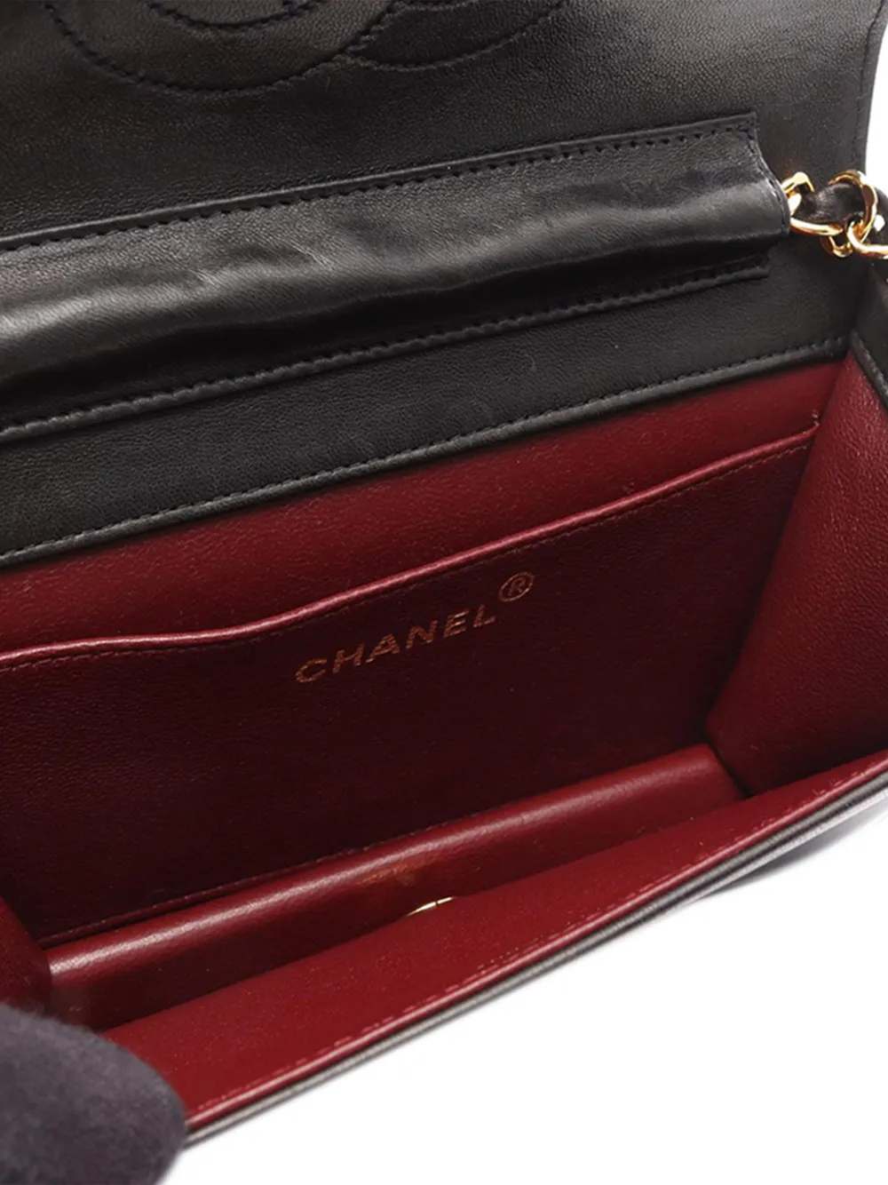 1994-1996 Mini Cc Quilted Lambskin Full Flap Crossbody Bag