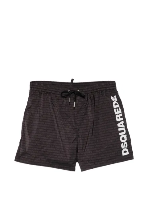 DSQUARED2 logo-print swim shorts
