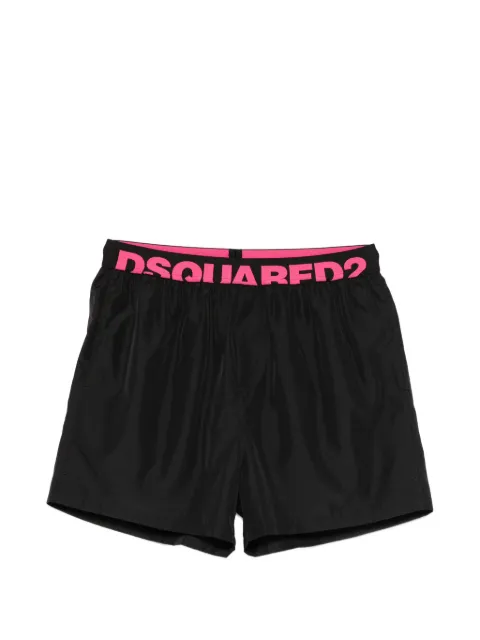 DSQUARED2 logo-waistband swim shorts