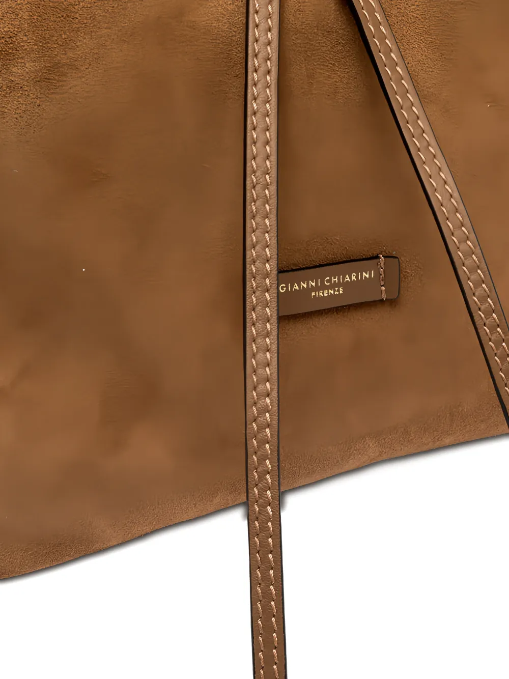  Gianni Chiarini Drawstring Rucksack Backpack - Brown 